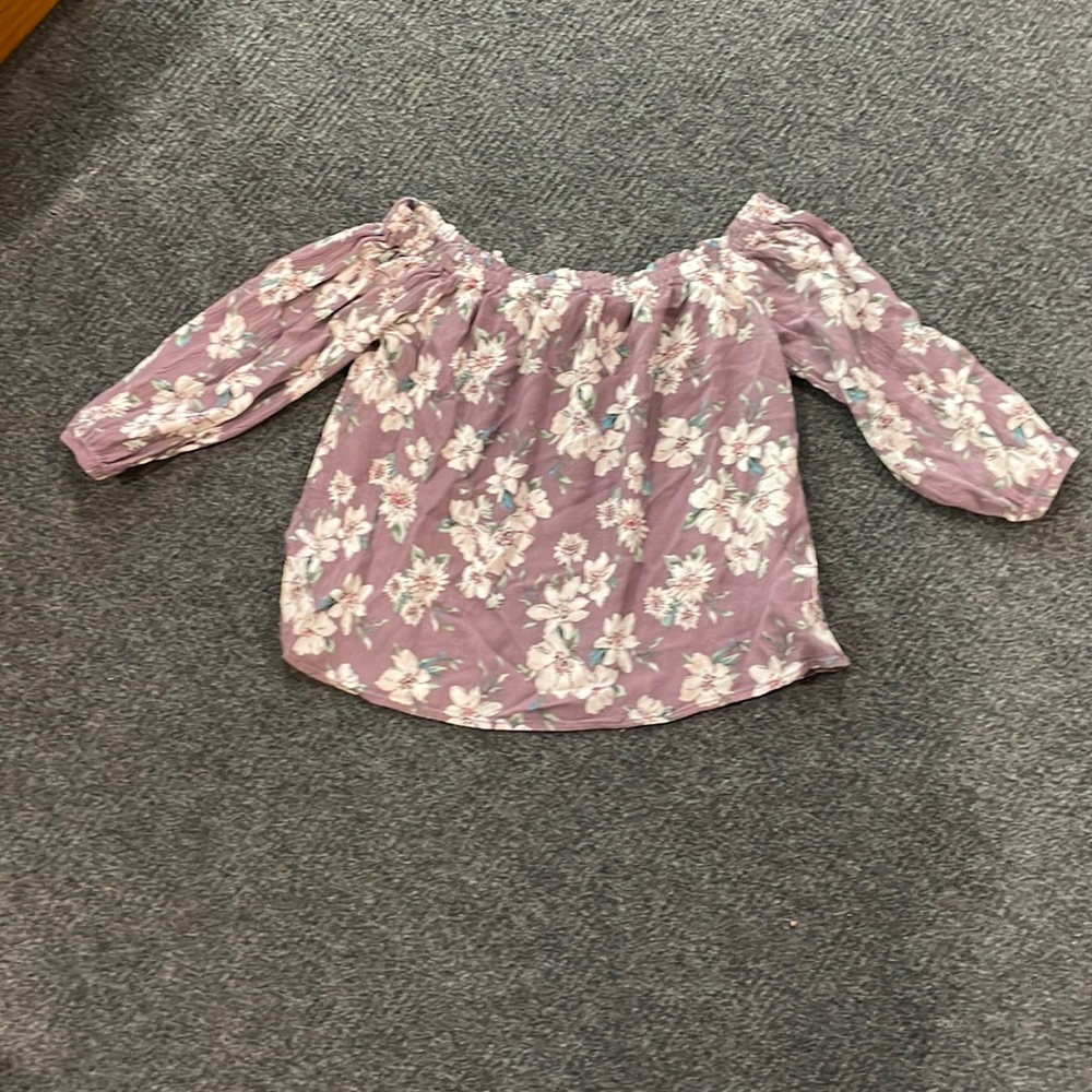 Womens Flower Print Top
